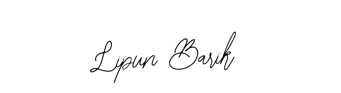 Also You can easily find your signature by using the search form. We will create Lipun Barik name handwritten signature images for you free of cost using Bearetta-2O07w sign style. Lipun Barik signature style 12 images and pictures png