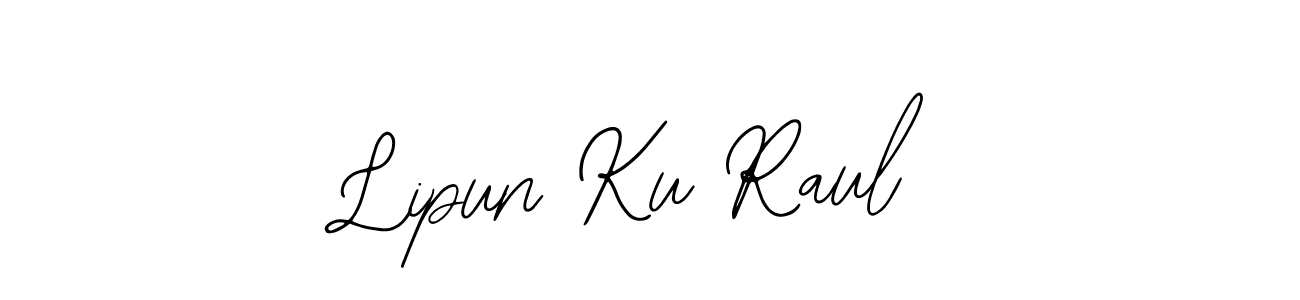 Similarly Bearetta-2O07w is the best handwritten signature design. Signature creator online .You can use it as an online autograph creator for name Lipun Ku Raul. Lipun Ku Raul signature style 12 images and pictures png
