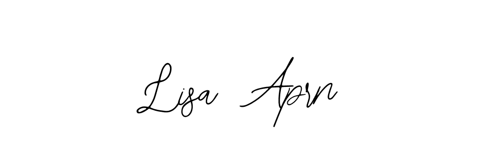 if you are searching for the best signature style for your name Lisa  Aprn. so please give up your signature search. here we have designed multiple signature styles  using Bearetta-2O07w. Lisa  Aprn signature style 12 images and pictures png