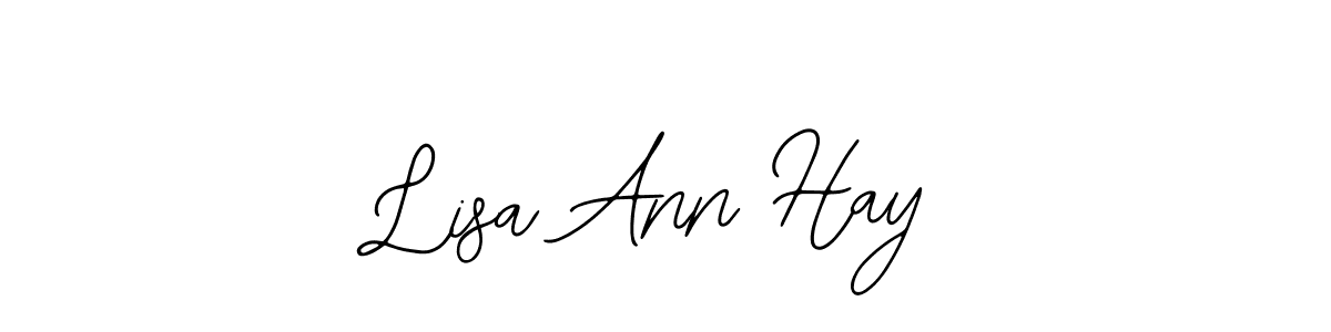 Design your own signature with our free online signature maker. With this signature software, you can create a handwritten (Bearetta-2O07w) signature for name Lisa Ann Hay. Lisa Ann Hay signature style 12 images and pictures png
