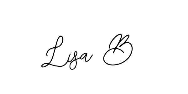 Use a signature maker to create a handwritten signature online. With this signature software, you can design (Bearetta-2O07w) your own signature for name Lisa B. Lisa B signature style 12 images and pictures png