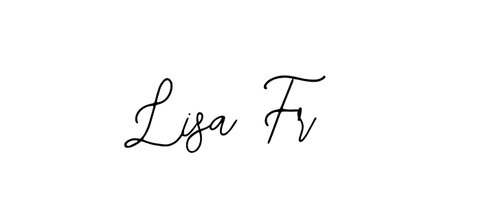 How to make Lisa Fr name signature. Use Bearetta-2O07w style for creating short signs online. This is the latest handwritten sign. Lisa Fr signature style 12 images and pictures png