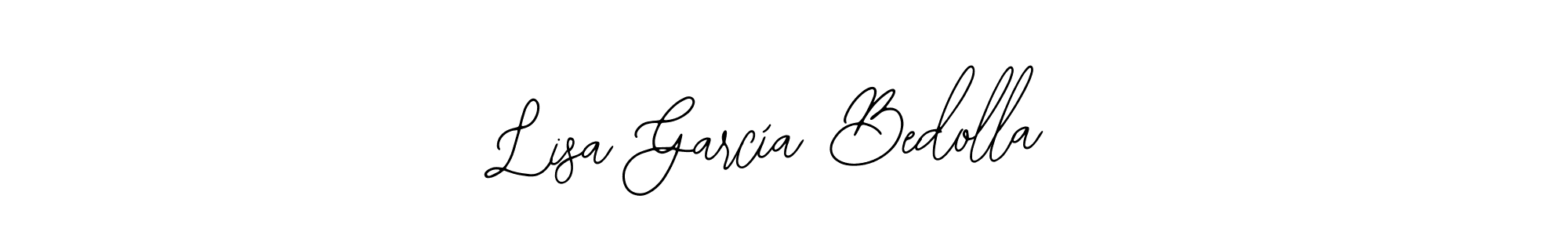 It looks lik you need a new signature style for name Lisa García Bedolla. Design unique handwritten (Bearetta-2O07w) signature with our free signature maker in just a few clicks. Lisa García Bedolla signature style 12 images and pictures png