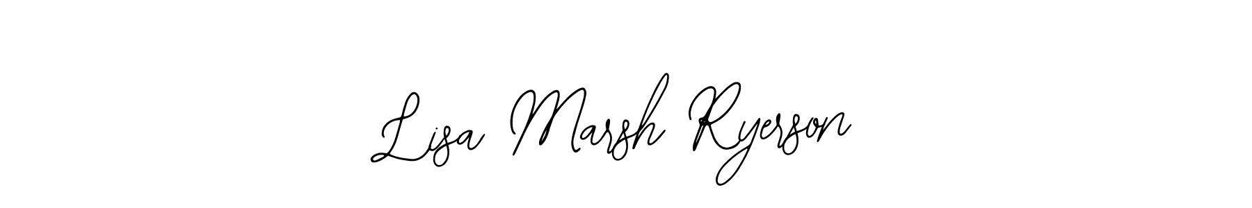 How to Draw Lisa Marsh Ryerson signature style? Bearetta-2O07w is a latest design signature styles for name Lisa Marsh Ryerson. Lisa Marsh Ryerson signature style 12 images and pictures png