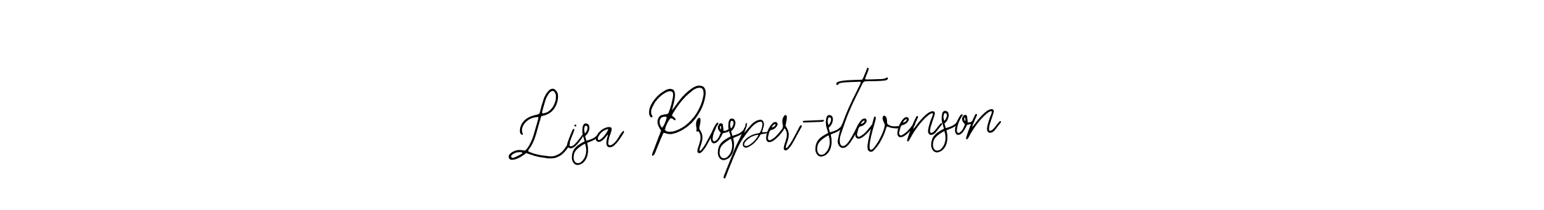 Make a beautiful signature design for name Lisa Prosper-stevenson. With this signature (Bearetta-2O07w) style, you can create a handwritten signature for free. Lisa Prosper-stevenson signature style 12 images and pictures png