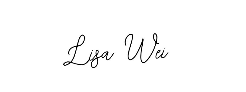 Best and Professional Signature Style for Lisa Wei. Bearetta-2O07w Best Signature Style Collection. Lisa Wei signature style 12 images and pictures png