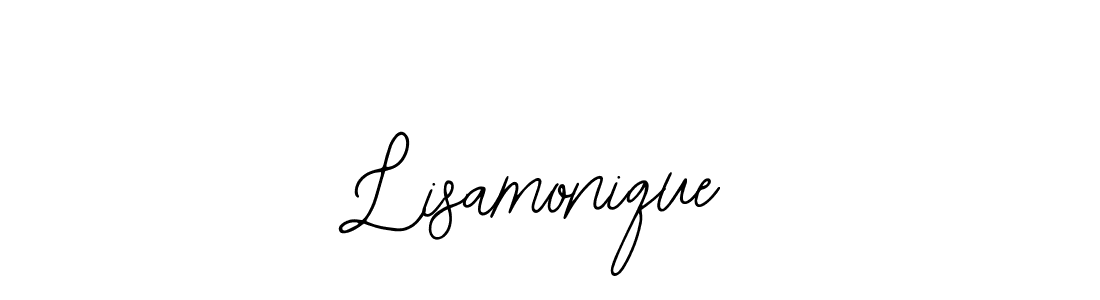 Design your own signature with our free online signature maker. With this signature software, you can create a handwritten (Bearetta-2O07w) signature for name Lisamonique. Lisamonique signature style 12 images and pictures png