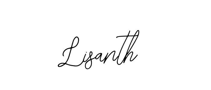 You should practise on your own different ways (Bearetta-2O07w) to write your name (Lisanth) in signature. don't let someone else do it for you. Lisanth signature style 12 images and pictures png