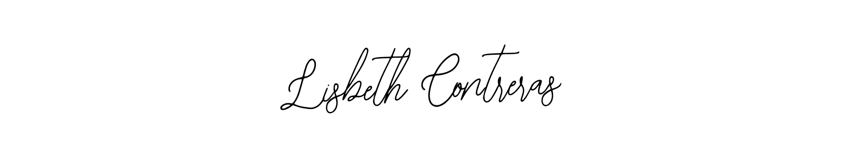 You should practise on your own different ways (Bearetta-2O07w) to write your name (Lisbeth Contreras) in signature. don't let someone else do it for you. Lisbeth Contreras signature style 12 images and pictures png