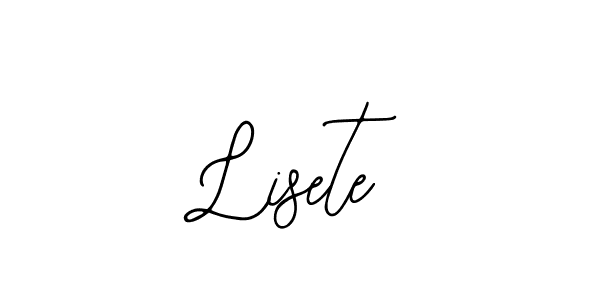 How to make Lisete signature? Bearetta-2O07w is a professional autograph style. Create handwritten signature for Lisete name. Lisete signature style 12 images and pictures png