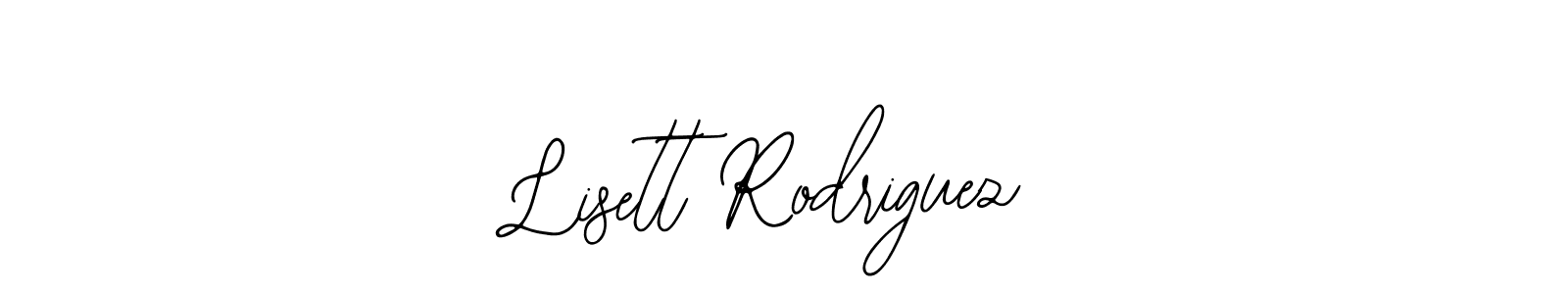 How to make Lisett Rodriguez name signature. Use Bearetta-2O07w style for creating short signs online. This is the latest handwritten sign. Lisett Rodriguez signature style 12 images and pictures png