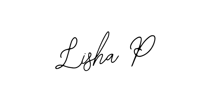 Make a beautiful signature design for name Lisha P. Use this online signature maker to create a handwritten signature for free. Lisha P signature style 12 images and pictures png