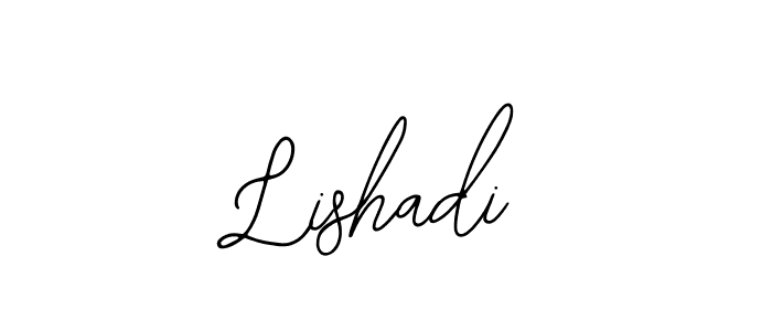 You should practise on your own different ways (Bearetta-2O07w) to write your name (Lishadi) in signature. don't let someone else do it for you. Lishadi signature style 12 images and pictures png