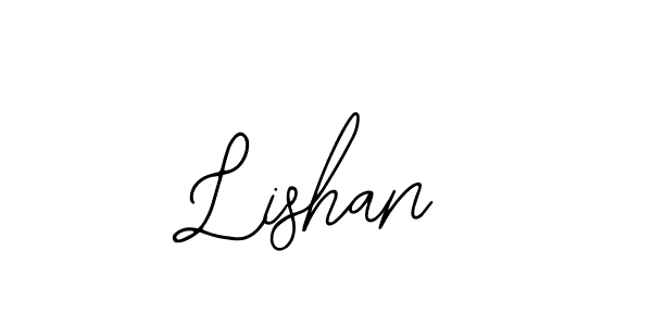 Use a signature maker to create a handwritten signature online. With this signature software, you can design (Bearetta-2O07w) your own signature for name Lishan. Lishan signature style 12 images and pictures png