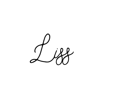 You should practise on your own different ways (Bearetta-2O07w) to write your name (Liss) in signature. don't let someone else do it for you. Liss signature style 12 images and pictures png
