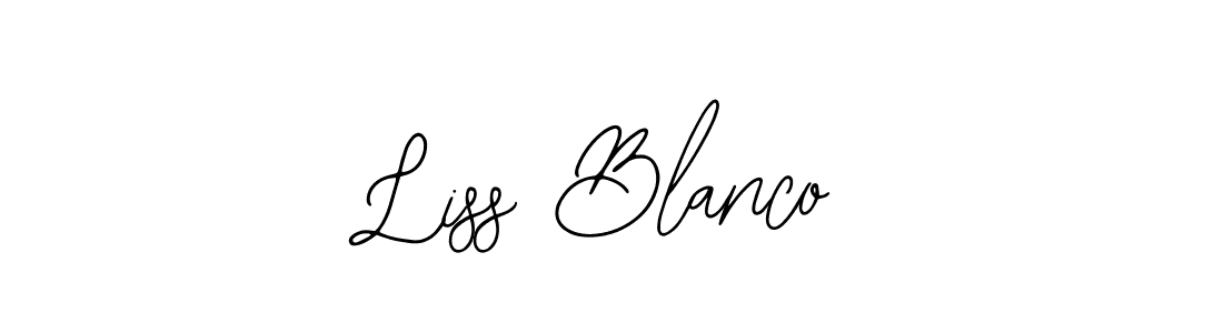 The best way (Bearetta-2O07w) to make a short signature is to pick only two or three words in your name. The name Liss Blanco include a total of six letters. For converting this name. Liss Blanco signature style 12 images and pictures png
