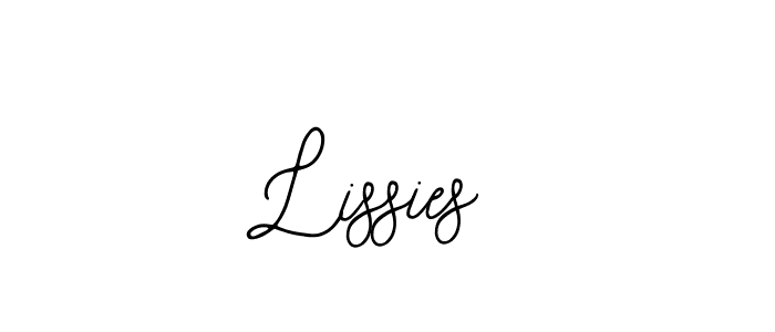 Design your own signature with our free online signature maker. With this signature software, you can create a handwritten (Bearetta-2O07w) signature for name Lissies. Lissies signature style 12 images and pictures png