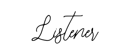 A classic penmanship look for Listener. The Bearetta-2O07w font brings timeless elegance and confidence to every signed document. Listener signature style 12 images and pictures png