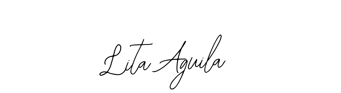 It looks lik you need a new signature style for name Lita Aguila. Design unique handwritten (Bearetta-2O07w) signature with our free signature maker in just a few clicks. Lita Aguila signature style 12 images and pictures png