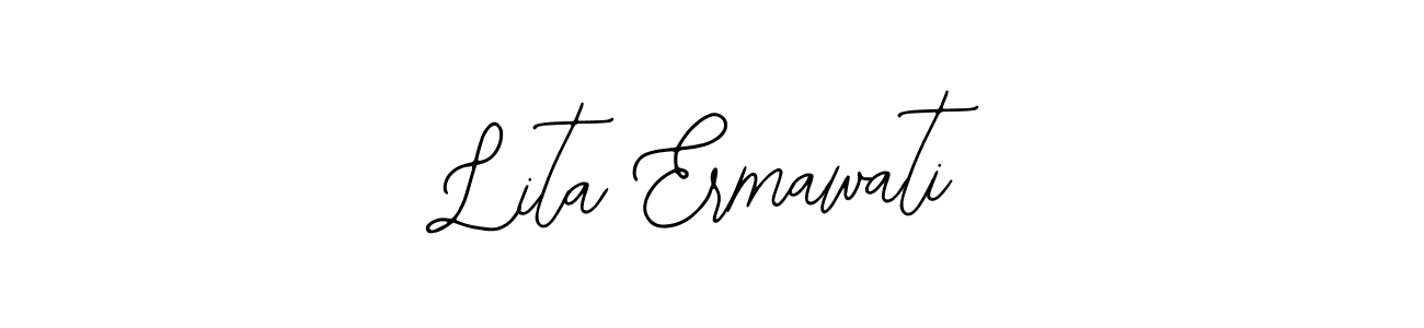 Make a beautiful signature design for name Lita Ermawati. With this signature (Bearetta-2O07w) style, you can create a handwritten signature for free. Lita Ermawati signature style 12 images and pictures png