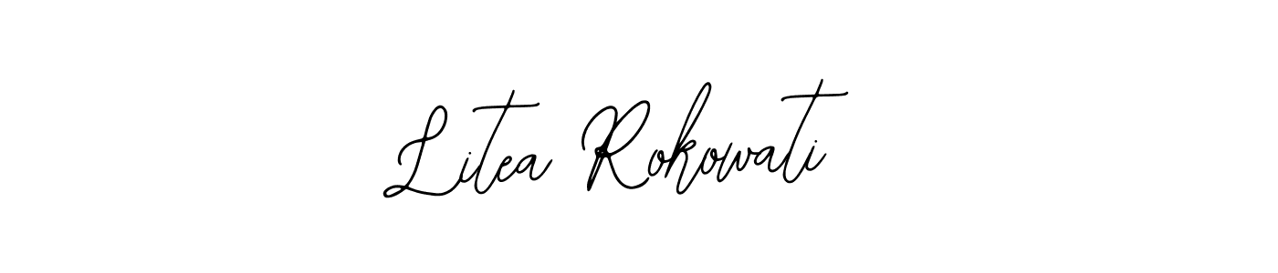 Make a beautiful signature design for name Litea Rokowati. Use this online signature maker to create a handwritten signature for free. Litea Rokowati signature style 12 images and pictures png