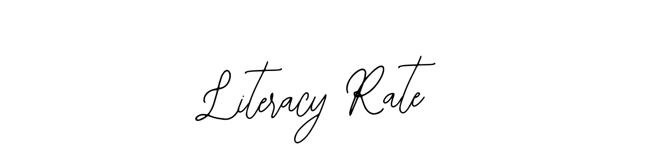 Also we have Literacy Rate name is the best signature style. Create professional handwritten signature collection using Bearetta-2O07w autograph style. Literacy Rate signature style 12 images and pictures png