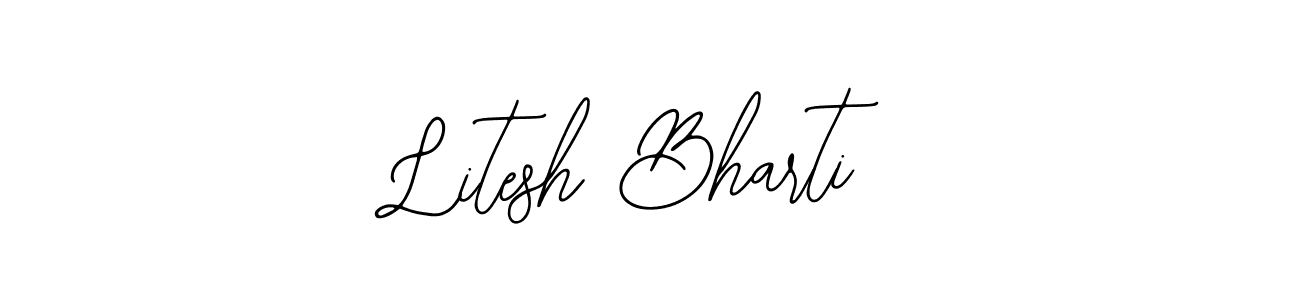 How to make Litesh Bharti signature? Bearetta-2O07w is a professional autograph style. Create handwritten signature for Litesh Bharti name. Litesh Bharti signature style 12 images and pictures png