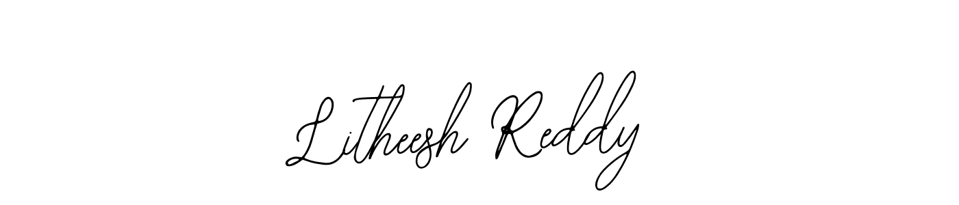 How to make Litheesh Reddy signature? Bearetta-2O07w is a professional autograph style. Create handwritten signature for Litheesh Reddy name. Litheesh Reddy signature style 12 images and pictures png