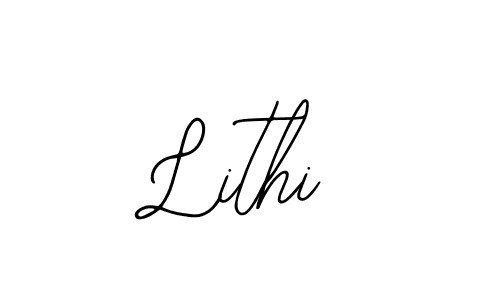 Use a signature maker to create a handwritten signature online. With this signature software, you can design (Bearetta-2O07w) your own signature for name Lithi. Lithi signature style 12 images and pictures png