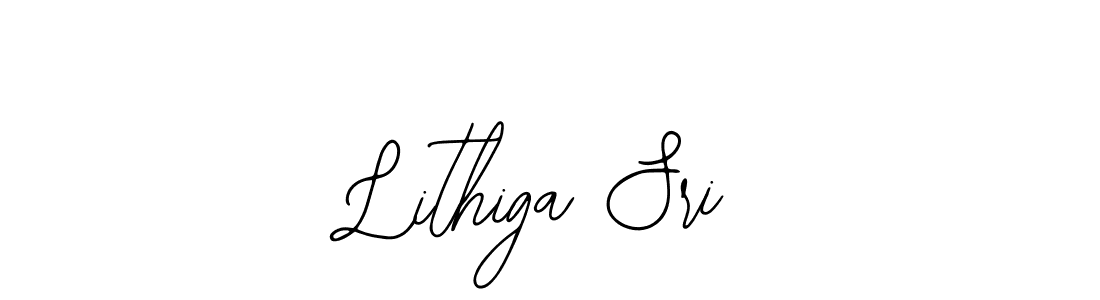 How to make Lithiga Sri signature? Bearetta-2O07w is a professional autograph style. Create handwritten signature for Lithiga Sri name. Lithiga Sri signature style 12 images and pictures png