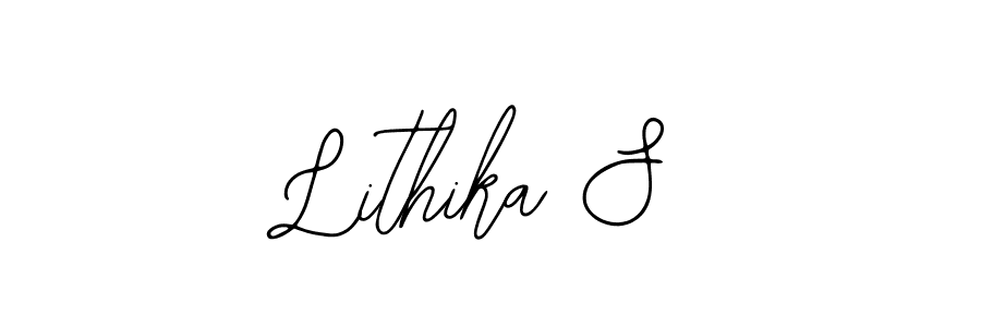How to Draw Lithika S signature style? Bearetta-2O07w is a latest design signature styles for name Lithika S. Lithika S signature style 12 images and pictures png