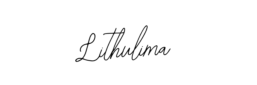 How to make Lithulima signature? Bearetta-2O07w is a professional autograph style. Create handwritten signature for Lithulima name. Lithulima signature style 12 images and pictures png