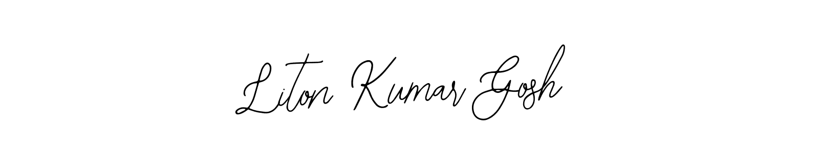 Here are the top 10 professional signature styles for the name Liton Kumar Gosh. These are the best autograph styles you can use for your name. Liton Kumar Gosh signature style 12 images and pictures png