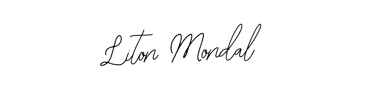 How to Draw Liton Mondal signature style? Bearetta-2O07w is a latest design signature styles for name Liton Mondal. Liton Mondal signature style 12 images and pictures png