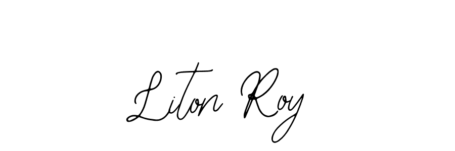 if you are searching for the best signature style for your name Liton Roy. so please give up your signature search. here we have designed multiple signature styles  using Bearetta-2O07w. Liton Roy signature style 12 images and pictures png