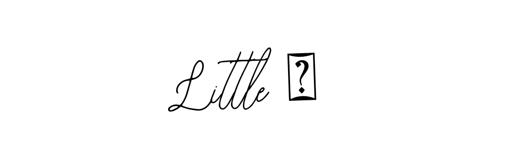 How to make Little ❤ signature? Bearetta-2O07w is a professional autograph style. Create handwritten signature for Little ❤ name. Little ❤ signature style 12 images and pictures png