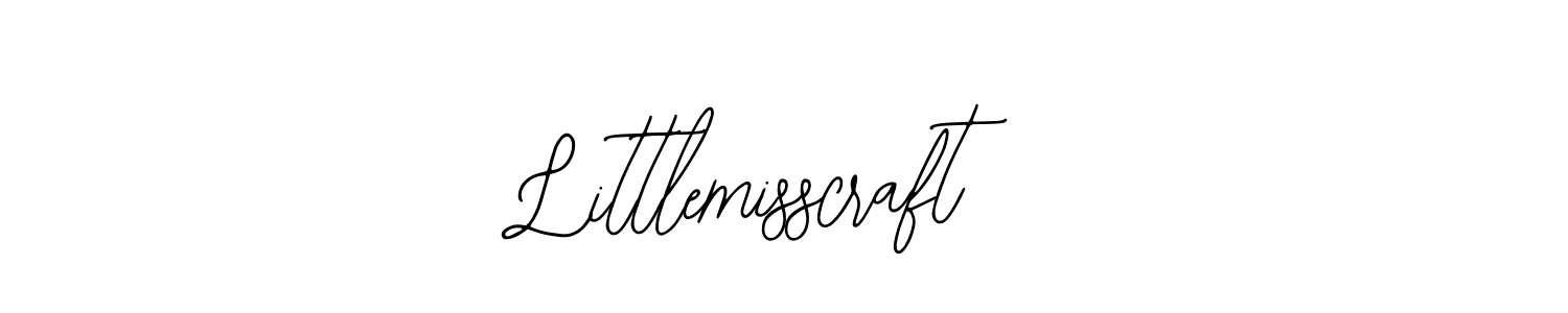 Design your own signature with our free online signature maker. With this signature software, you can create a handwritten (Bearetta-2O07w) signature for name Littlemisscraft. Littlemisscraft signature style 12 images and pictures png