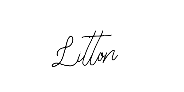 Make a beautiful signature design for name Litton. With this signature (Bearetta-2O07w) style, you can create a handwritten signature for free. Litton signature style 12 images and pictures png