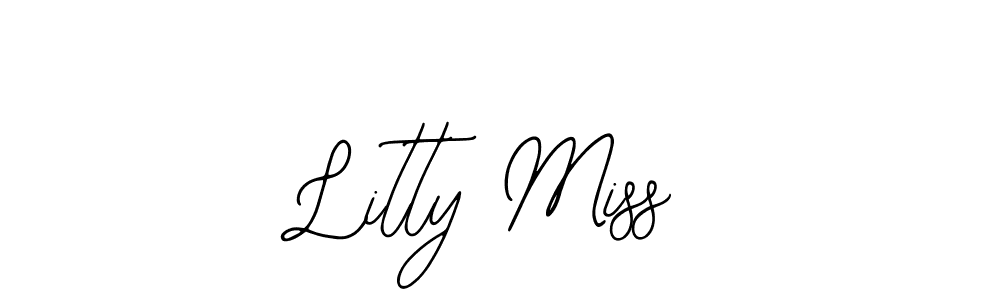 Make a beautiful signature design for name Litty Miss. With this signature (Bearetta-2O07w) style, you can create a handwritten signature for free. Litty Miss signature style 12 images and pictures png