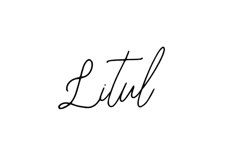 Litul stylish signature style. Best Handwritten Sign (Bearetta-2O07w) for my name. Handwritten Signature Collection Ideas for my name Litul. Litul signature style 12 images and pictures png