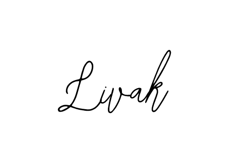 Design your own signature with our free online signature maker. With this signature software, you can create a handwritten (Bearetta-2O07w) signature for name Livak. Livak signature style 12 images and pictures png