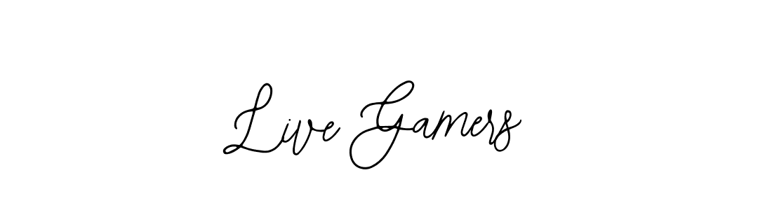 Live Gamers stylish signature style. Best Handwritten Sign (Bearetta-2O07w) for my name. Handwritten Signature Collection Ideas for my name Live Gamers. Live Gamers signature style 12 images and pictures png