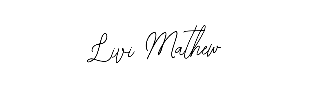 Use a signature maker to create a handwritten signature online. With this signature software, you can design (Bearetta-2O07w) your own signature for name Livi Mathew. Livi Mathew signature style 12 images and pictures png
