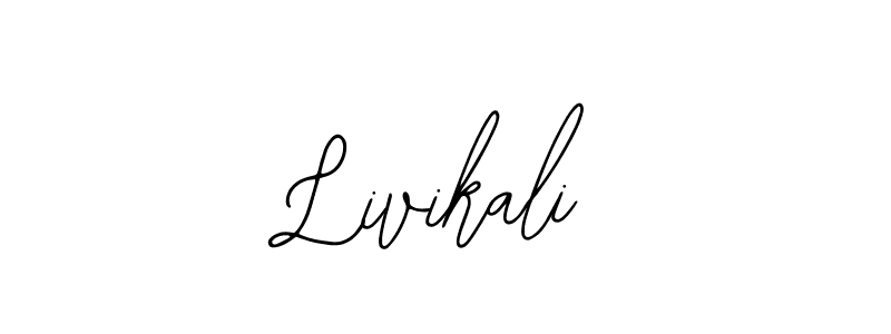 Design your own signature with our free online signature maker. With this signature software, you can create a handwritten (Bearetta-2O07w) signature for name Livikali. Livikali signature style 12 images and pictures png