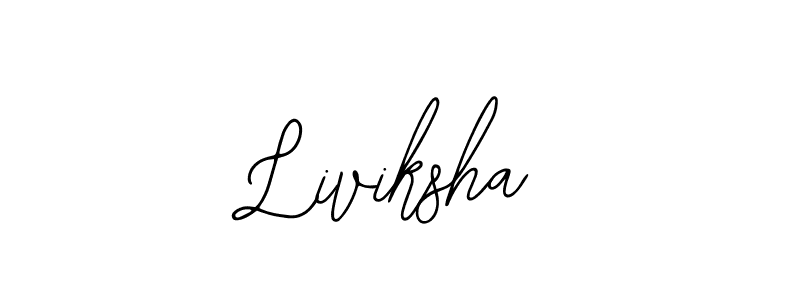 Similarly Bearetta-2O07w is the best handwritten signature design. Signature creator online .You can use it as an online autograph creator for name Liviksha. Liviksha signature style 12 images and pictures png