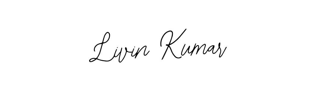 Make a beautiful signature design for name Livin Kumar. With this signature (Bearetta-2O07w) style, you can create a handwritten signature for free. Livin Kumar signature style 12 images and pictures png