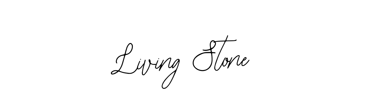 Use a signature maker to create a handwritten signature online. With this signature software, you can design (Bearetta-2O07w) your own signature for name Living Stone. Living Stone signature style 12 images and pictures png