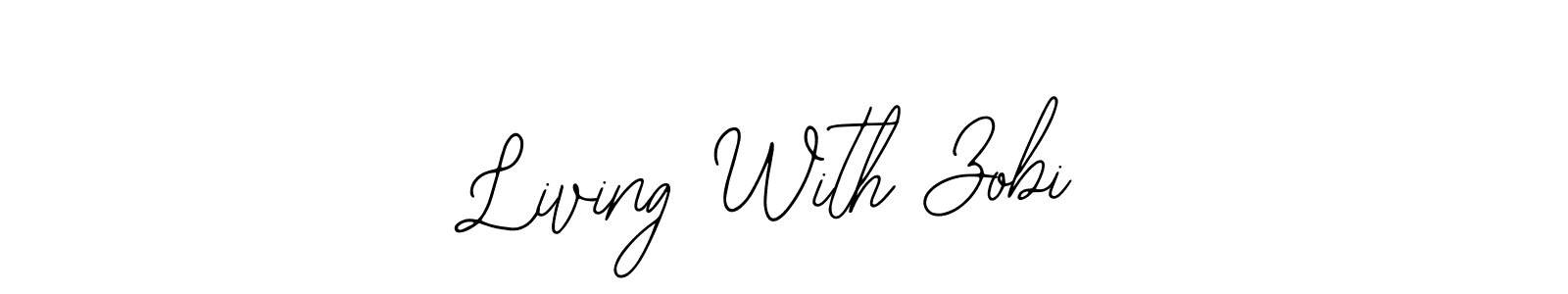 See photos of Living With Zobi official signature by Spectra . Check more albums & portfolios. Read reviews & check more about Bearetta-2O07w font. Living With Zobi signature style 12 images and pictures png