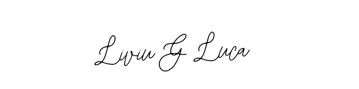 How to Draw Liviu G Luca signature style? Bearetta-2O07w is a latest design signature styles for name Liviu G Luca. Liviu G Luca signature style 12 images and pictures png