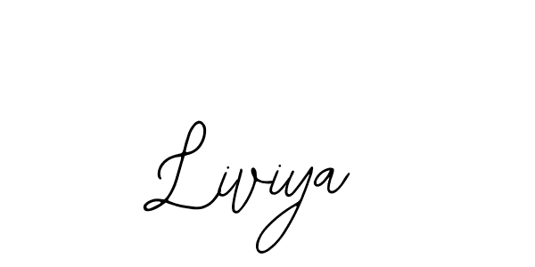 You should practise on your own different ways (Bearetta-2O07w) to write your name (Liviya) in signature. don't let someone else do it for you. Liviya signature style 12 images and pictures png